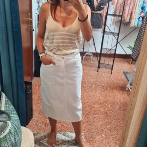 Conjunto falda midi + top