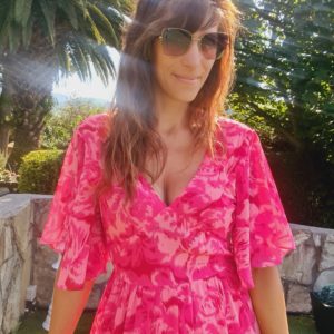 Vestido Sharon fucsia