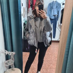 Chaleco Acolchado Gris