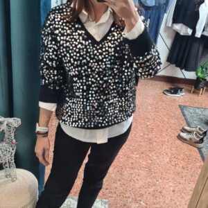 Jersey Lentejuela negro