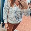 Jersey Lentejuela beis - Imagen 5