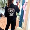 Maxi Camisa Catrina Frida negra
