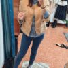 Chaqueta Tewed camel - Imagen 3