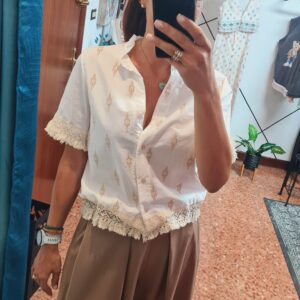 Camisa Bordada